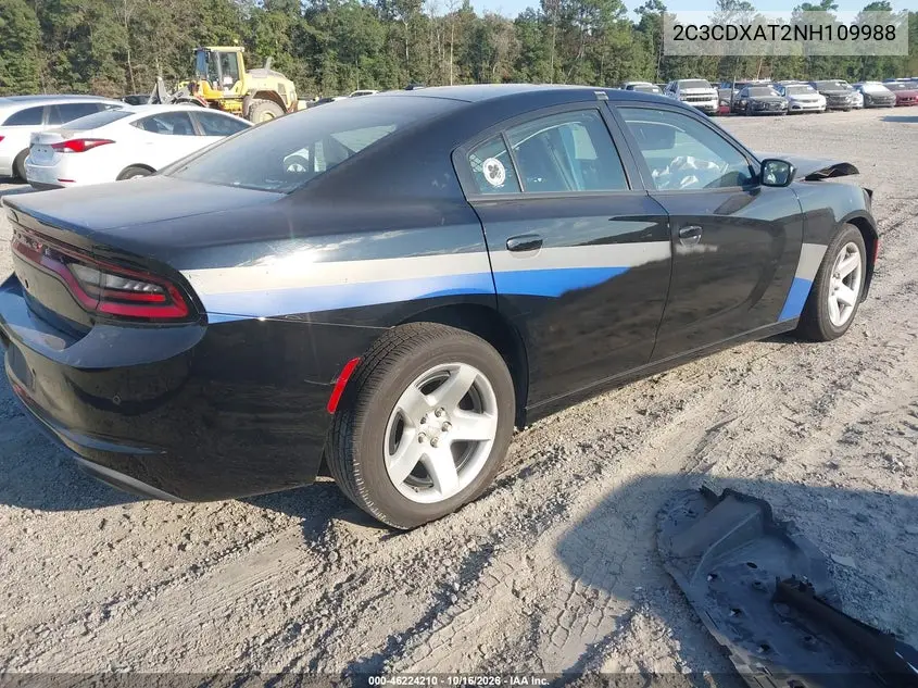 2022 DODGE CHARGER VIN 2C3CDXAT2NH109988 — фото 4