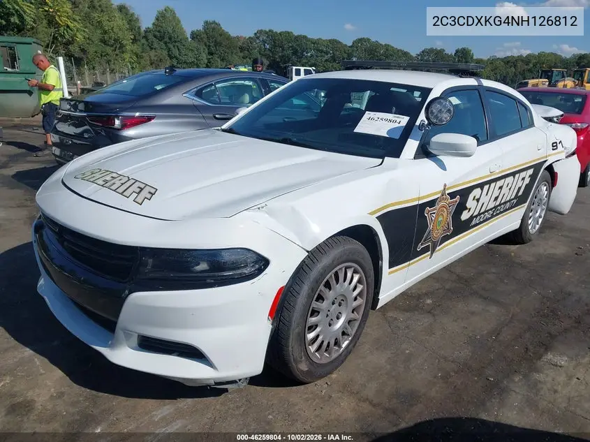 2022 DODGE CHARGER VIN 2C3CDXKG4NH126812 — фото 2