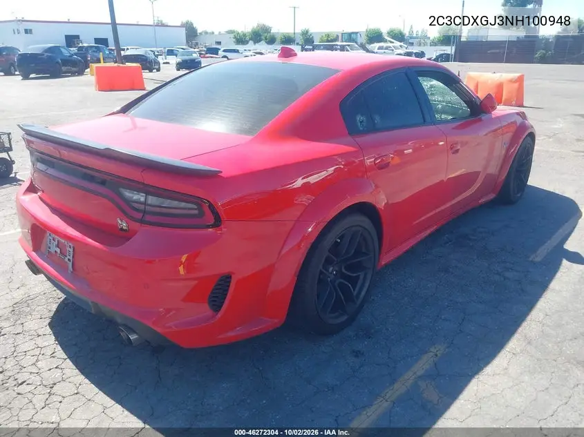 2022 DODGE CHARGER VIN 2C3CDXGJ3NH100948 — фото 4