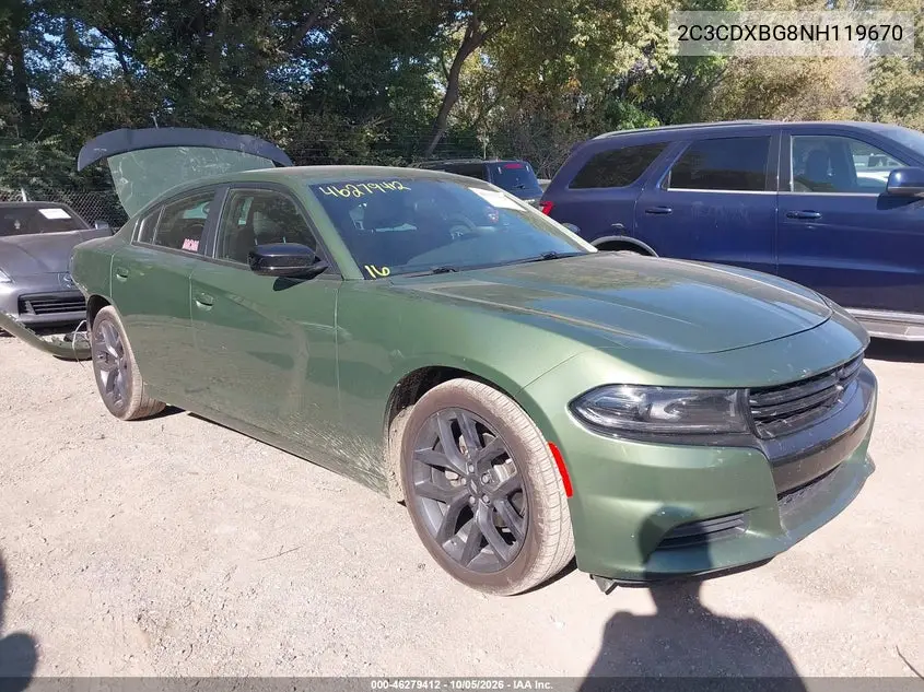 DODGE CHARGER 2022, VIN 2C3CDXBG8NH119670