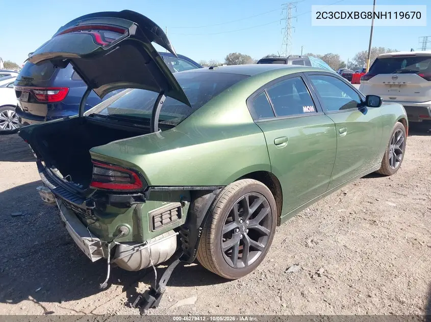 2022 DODGE CHARGER VIN 2C3CDXBG8NH119670 — фото 4