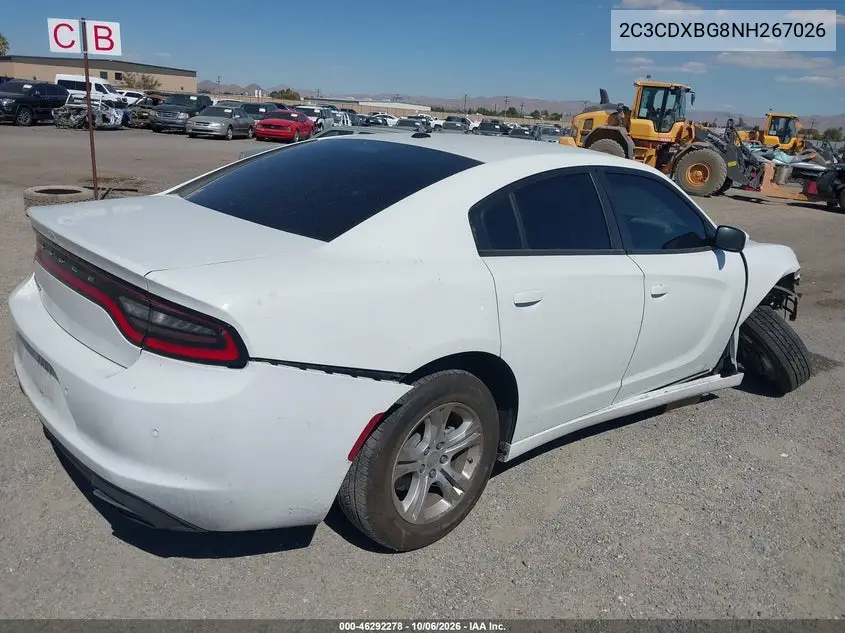 2022 DODGE CHARGER VIN 2C3CDXBG8NH267026 — фото 4