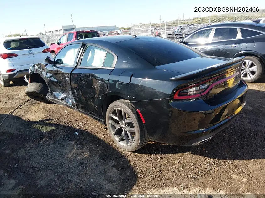 2022 DODGE CHARGER VIN 2C3CDXBG8NH202466 — фото 3