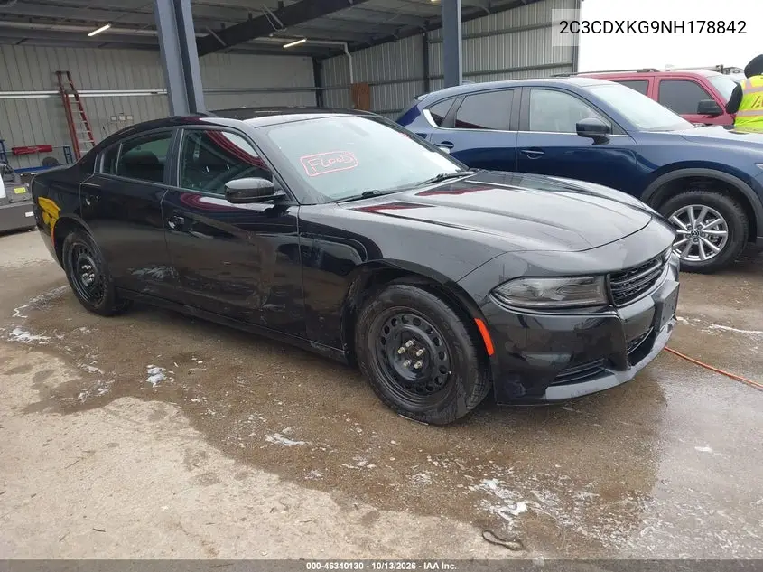 DODGE CHARGER 2022, VIN 2C3CDXKG9NH178842