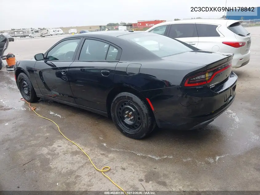 2022 DODGE CHARGER VIN 2C3CDXKG9NH178842 — фото 3