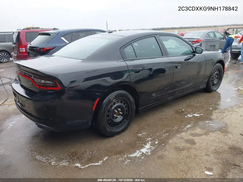 2022 DODGE CHARGER VIN 2C3CDXKG9NH178842 — фото 4