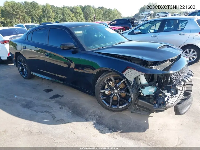 DODGE CHARGER 2022, VIN 2C3CDXCT3NH221602