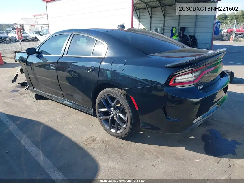 2022 DODGE CHARGER VIN 2C3CDXCT3NH221602 — фото 3