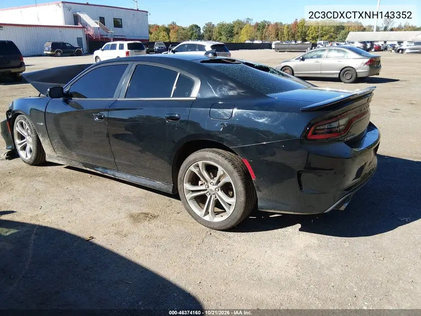 2022 DODGE CHARGER VIN 2C3CDXCTXNH143352 — фото 3