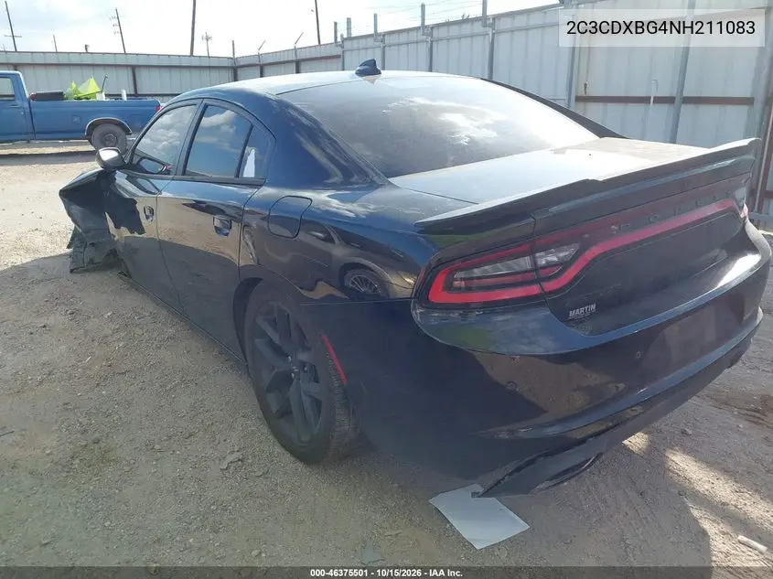 2022 DODGE CHARGER VIN 2C3CDXBG4NH211083 — фото 3