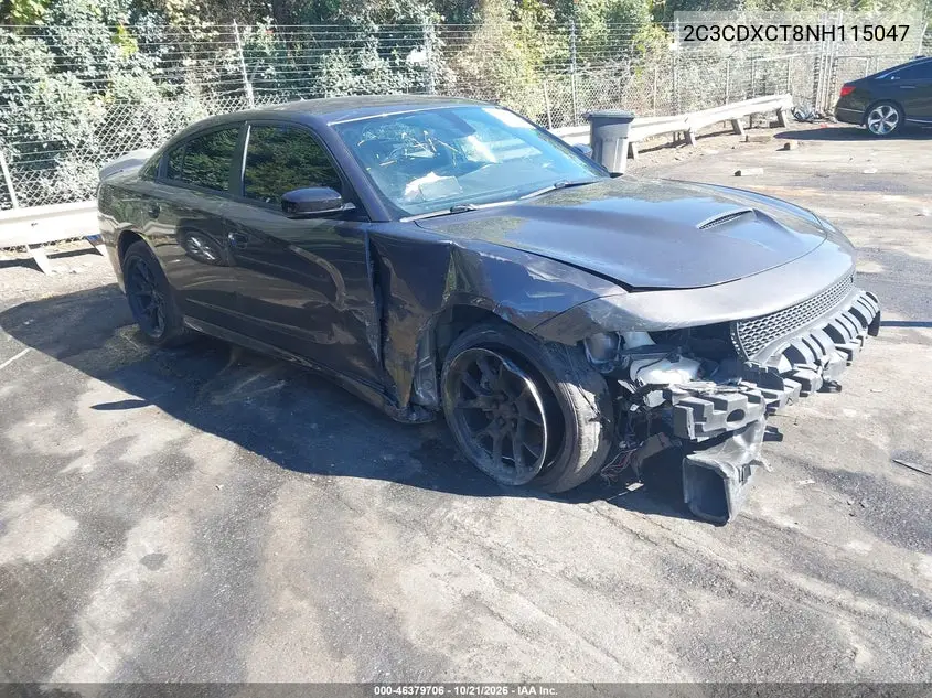 DODGE CHARGER 2022, VIN 2C3CDXCT8NH115047