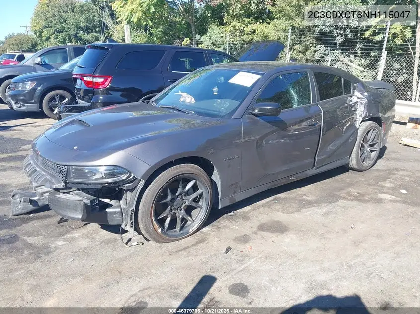 2022 DODGE CHARGER VIN 2C3CDXCT8NH115047 — фото 2