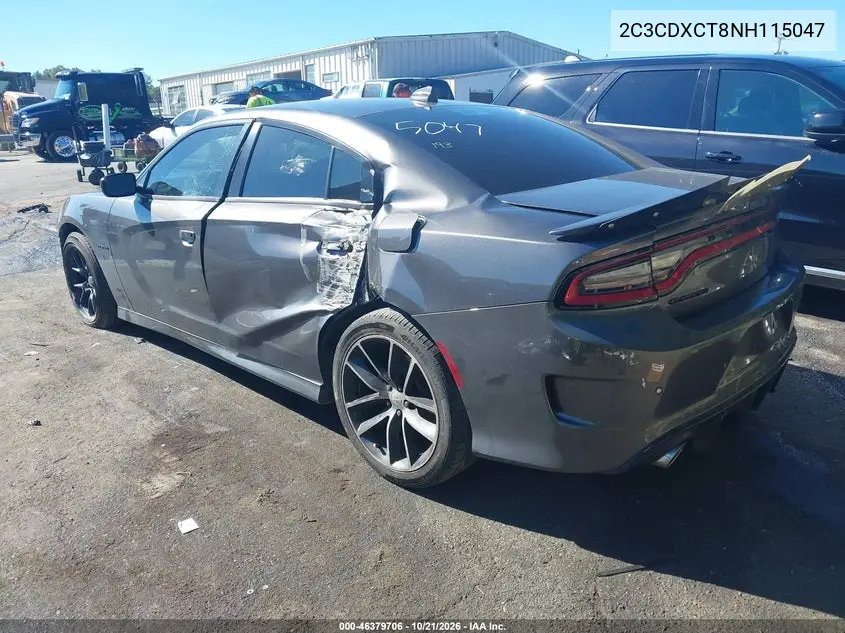 2022 DODGE CHARGER VIN 2C3CDXCT8NH115047 — фото 3