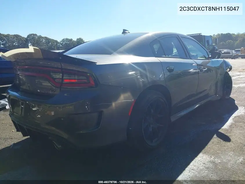 2022 DODGE CHARGER VIN 2C3CDXCT8NH115047 — фото 4