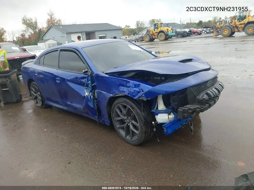 DODGE CHARGER 2022, VIN 2C3CDXCT9NH231955