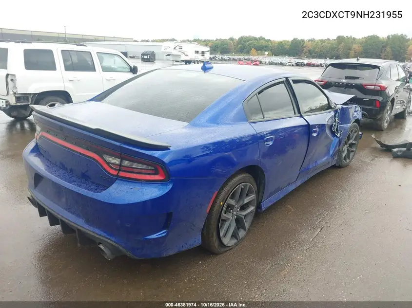 2022 DODGE CHARGER VIN 2C3CDXCT9NH231955 — фото 4