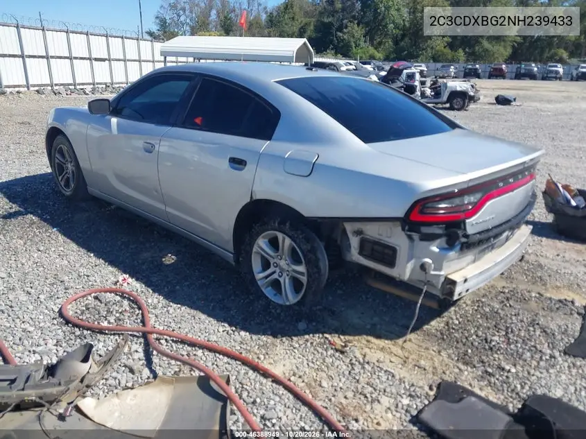 2022 DODGE CHARGER VIN 2C3CDXBG2NH239433 — фото 3
