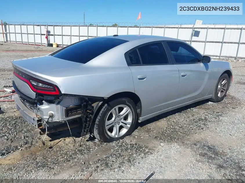 2022 DODGE CHARGER VIN 2C3CDXBG2NH239433 — фото 4