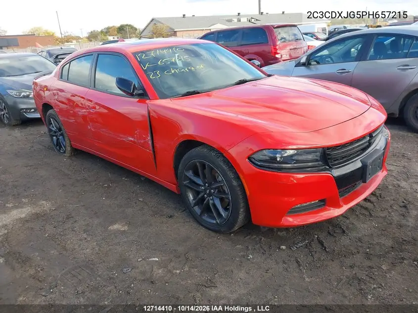 DODGE CHARGER 2023, VIN 2C3CDXJG5PH657215