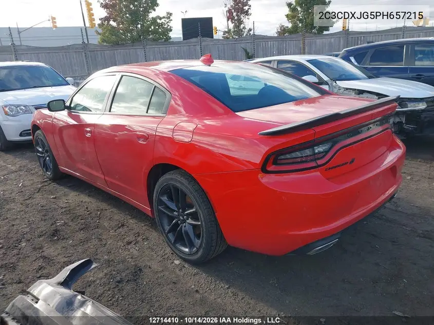 2023 DODGE CHARGER VIN 2C3CDXJG5PH657215 — фото 3