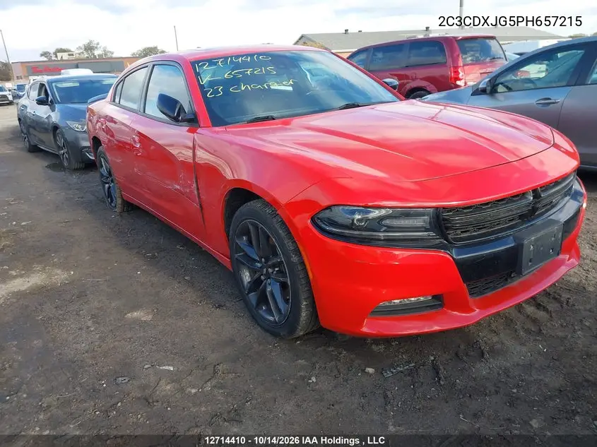 2023 DODGE CHARGER VIN 2C3CDXJG5PH657215 — фото 6