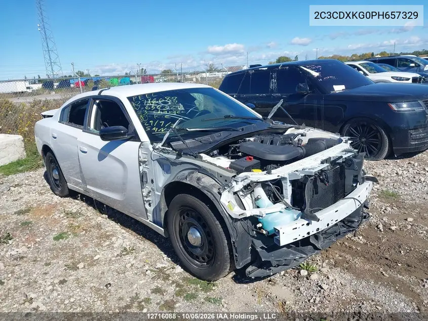 DODGE CHARGER 2023, VIN 2C3CDXKG0PH657329