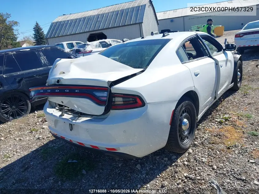 2023 DODGE CHARGER VIN 2C3CDXKG0PH657329 — фото 4