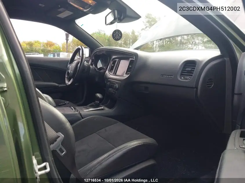 2023 DODGE CHARGER VIN 2C3CDXMG4PH512002 — фото 5