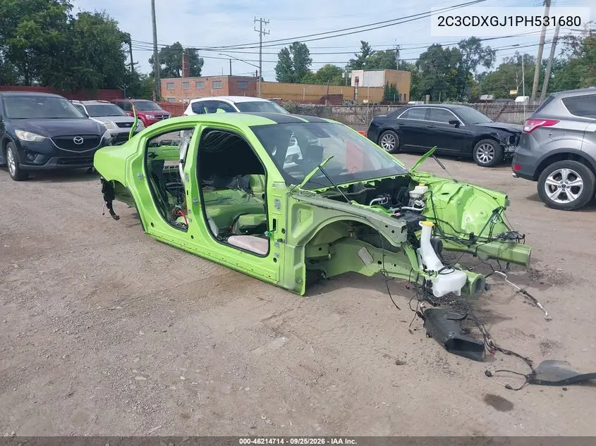 DODGE CHARGER 2023, VIN 2C3CDXGJ1PH531680