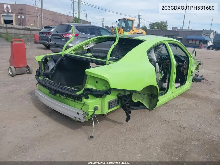 2023 DODGE CHARGER VIN 2C3CDXGJ1PH531680 — фото 4