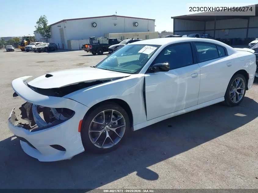 2023 DODGE CHARGER VIN 2C3CDXHG7PH566274 — фото 2