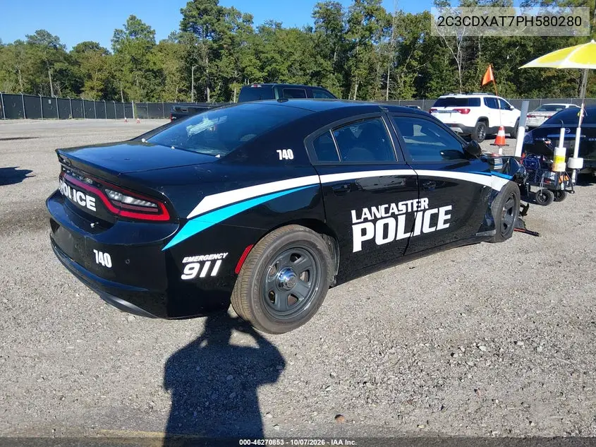 2023 DODGE CHARGER VIN 2C3CDXAT7PH580280 — фото 4