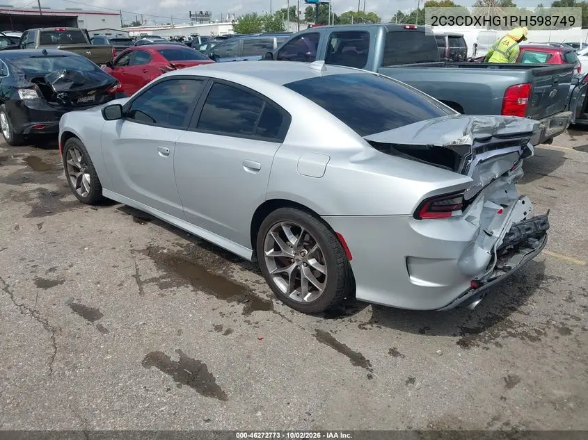 2023 DODGE CHARGER VIN 2C3CDXHG1PH598749 — фото 3