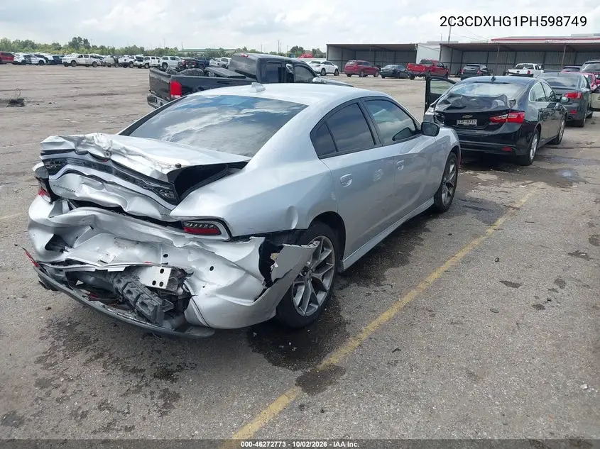 2023 DODGE CHARGER VIN 2C3CDXHG1PH598749 — фото 4
