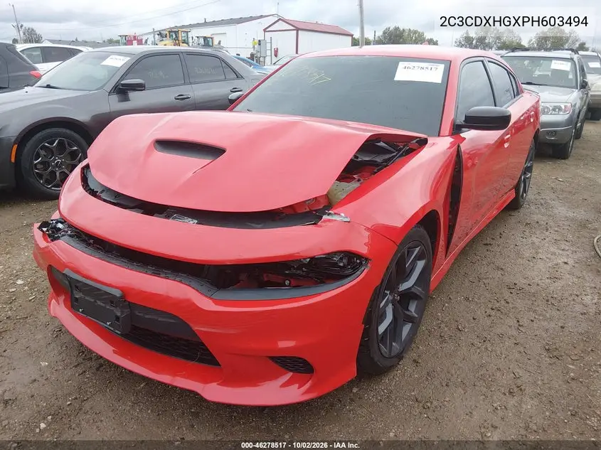 2023 DODGE CHARGER VIN 2C3CDXHGXPH603494 — фото 2