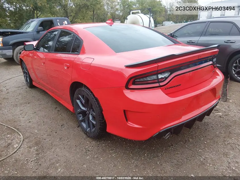 2023 DODGE CHARGER VIN 2C3CDXHGXPH603494 — фото 3