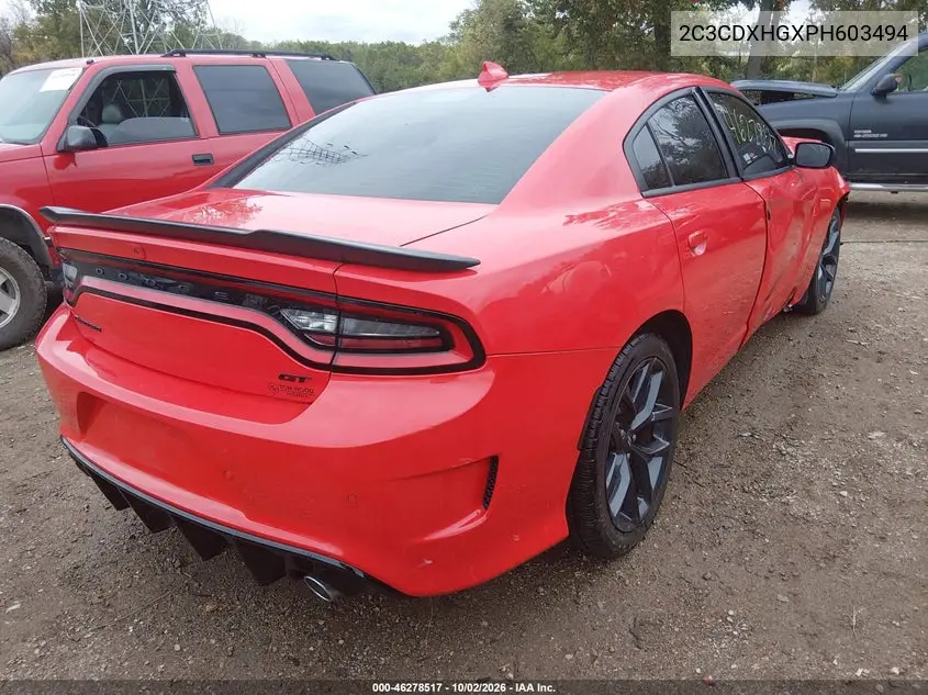 2023 DODGE CHARGER VIN 2C3CDXHGXPH603494 — фото 4