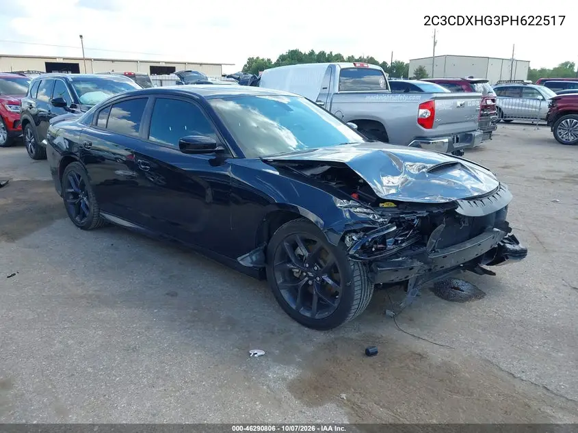 DODGE CHARGER 2023, VIN 2C3CDXHG3PH622517