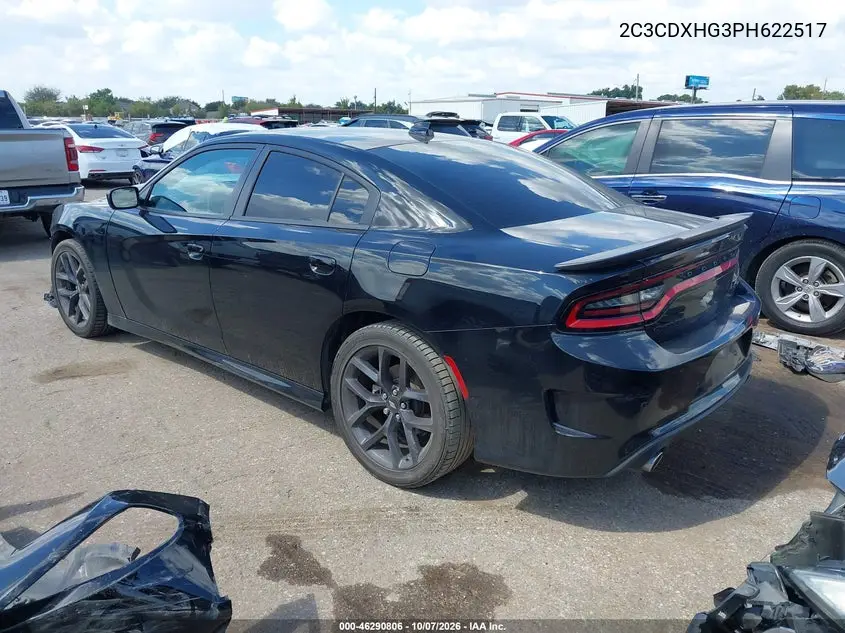 2023 DODGE CHARGER VIN 2C3CDXHG3PH622517 — фото 3
