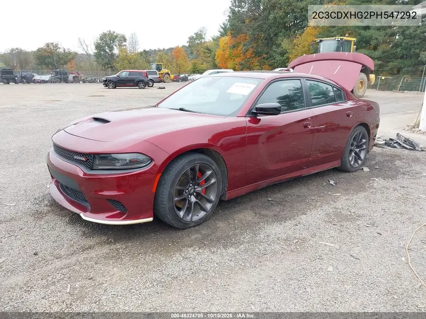 2023 DODGE CHARGER VIN 2C3CDXHG2PH547292 — фото 2