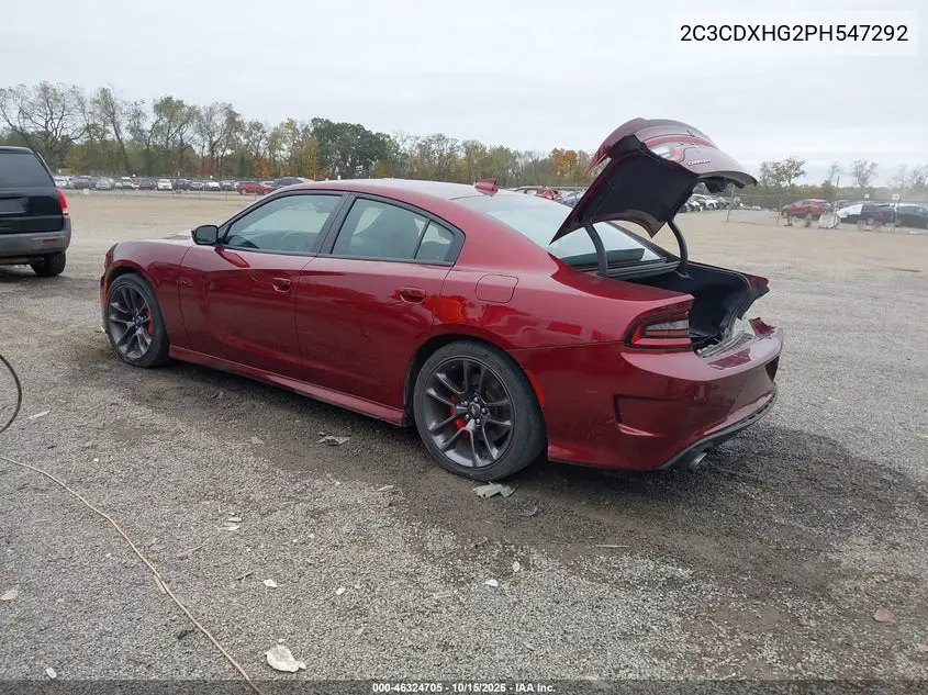 2023 DODGE CHARGER VIN 2C3CDXHG2PH547292 — фото 3