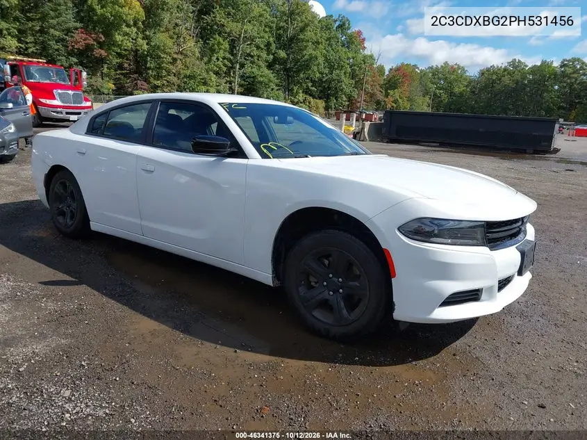 DODGE CHARGER 2023, VIN 2C3CDXBG2PH531456