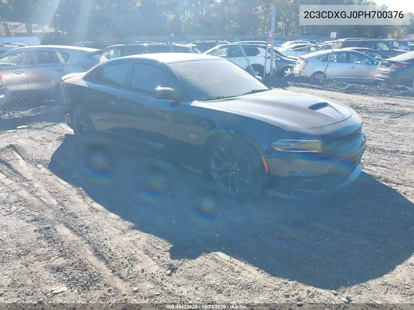 DODGE CHARGER 2023, VIN 2C3CDXGJ0PH700376