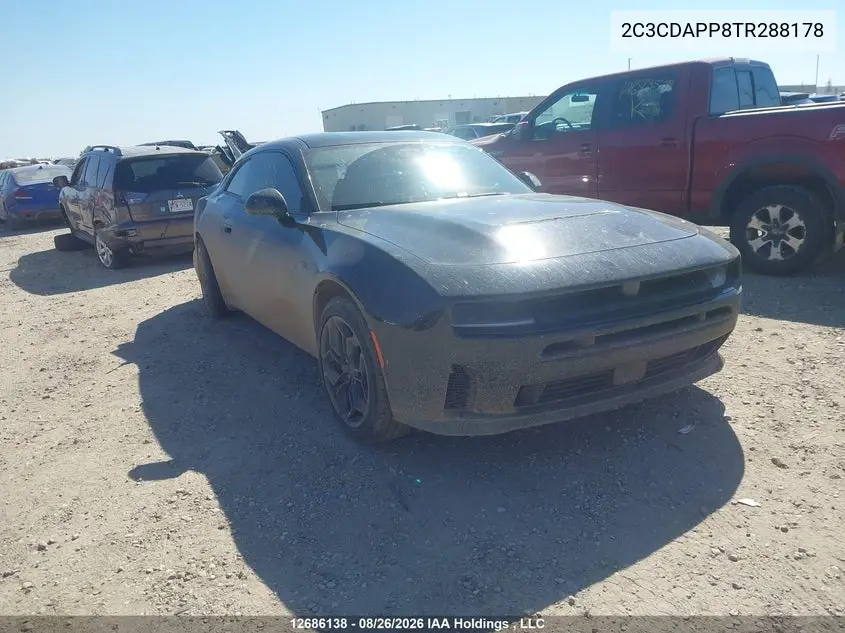 DODGE CHARGER 2026, VIN 2C3CDAPP8TR288178
