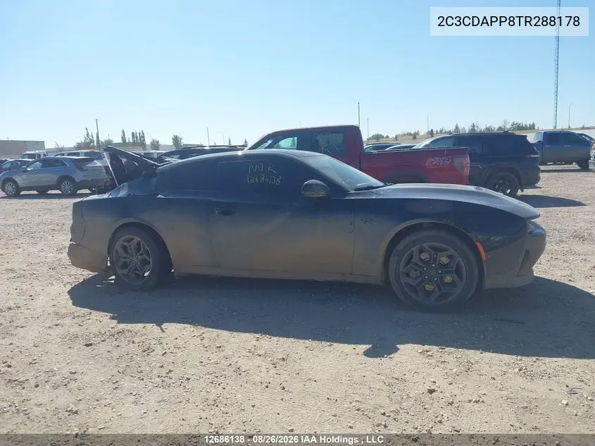 2026 DODGE CHARGER VIN 2C3CDAPP8TR288178 — фото 13