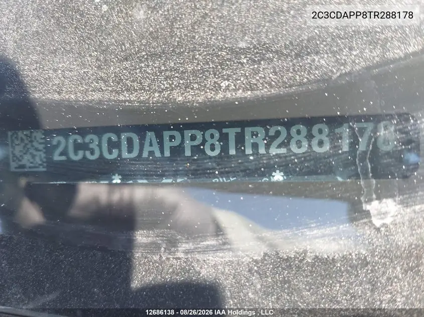 2026 DODGE CHARGER VIN 2C3CDAPP8TR288178 — фото 19