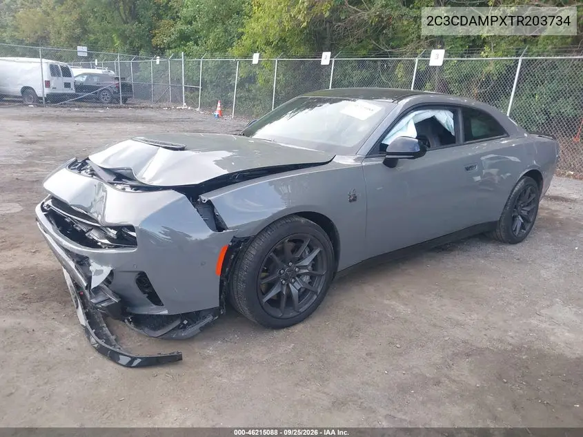 2026 DODGE CHARGER VIN 2C3CDAMPXTR203734 — фото 2
