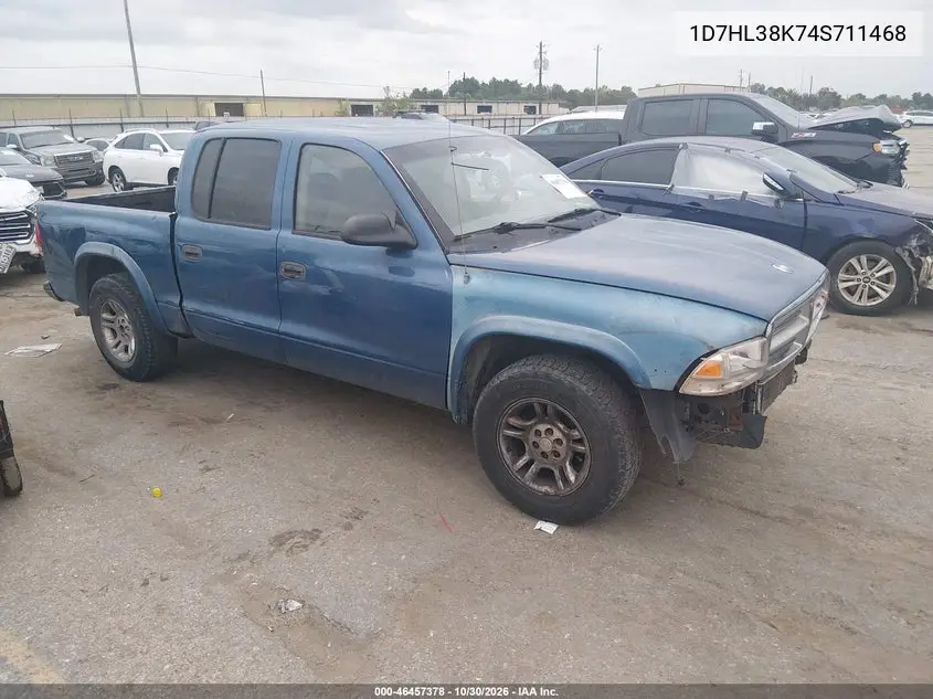 DODGE DAKOTA 2004, VIN 1D7HL38K74S711468