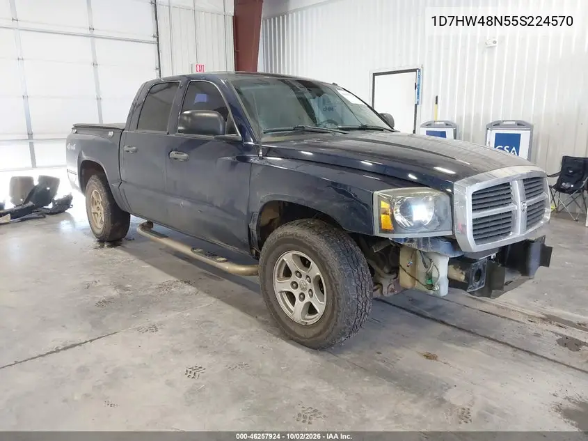 DODGE DAKOTA 2005, VIN 1D7HW48N55S224570