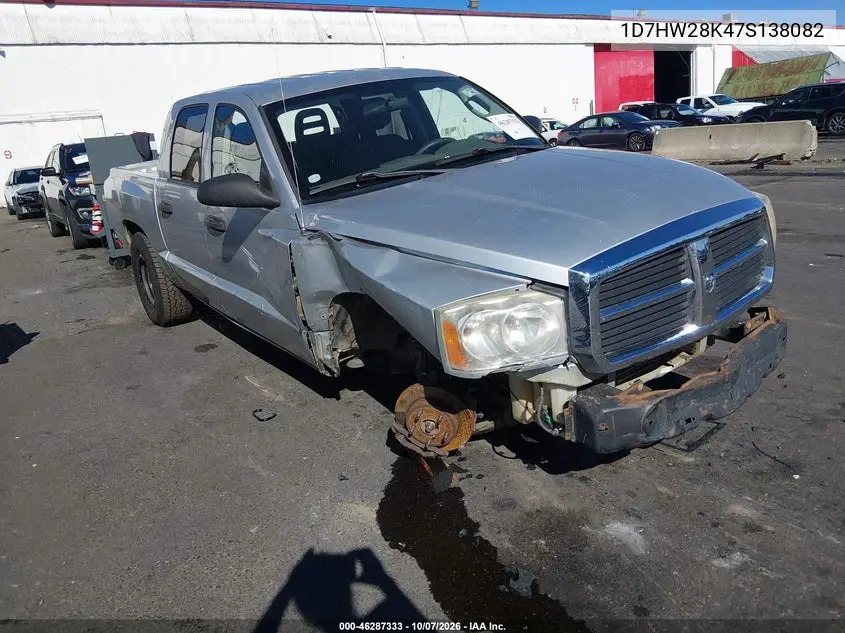 DODGE DAKOTA 2007, VIN 1D7HW28K47S138082